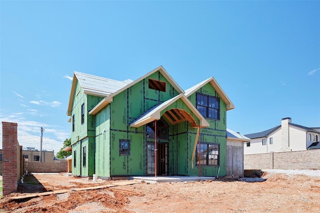 view of front of property