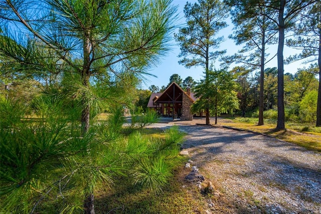 view of front of property