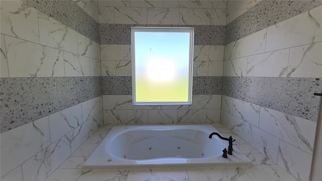 1425 W Harvard Way, Mustang, OK 73064 - full bathroom with a jetted tub