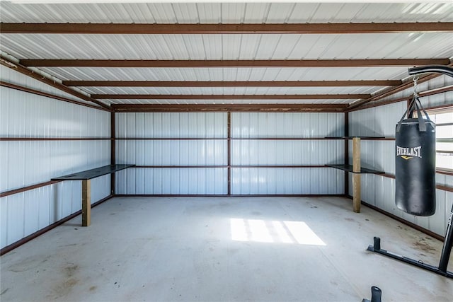 306 E Ninth St, Leedey, OK 73654 - view of garage