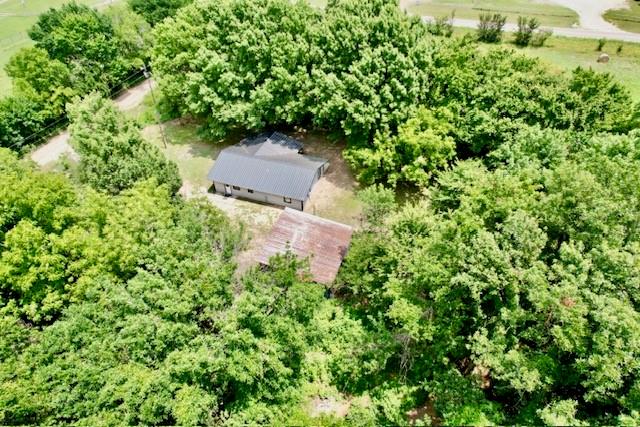 bird's eye view featuring a rural view