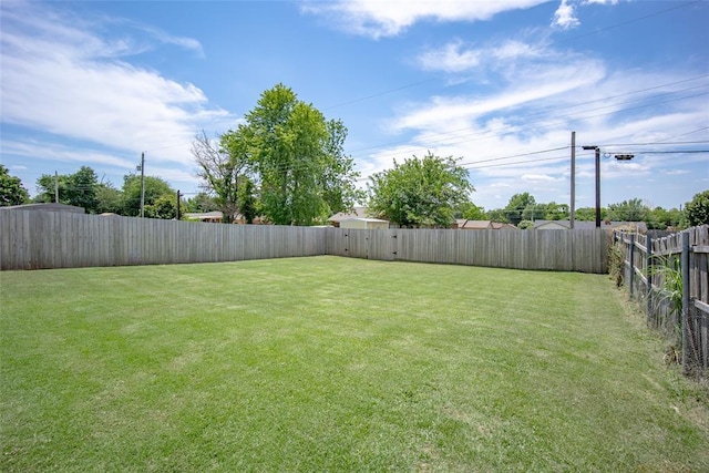 815 N Monroe, Blanchard, OK 73010 - view of fenced backyard