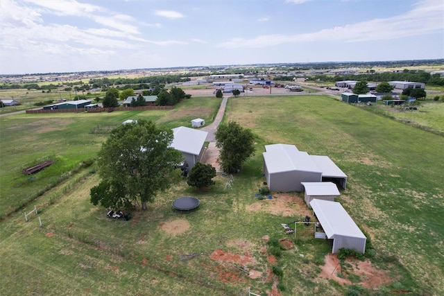 drone / aerial view featuring a rural view