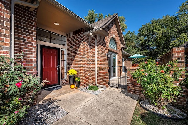 view of entrance to property