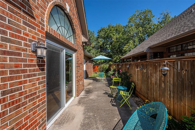 view of patio