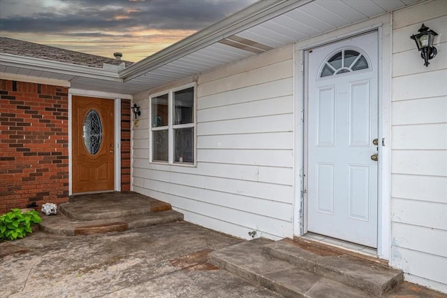 view of entrance to property