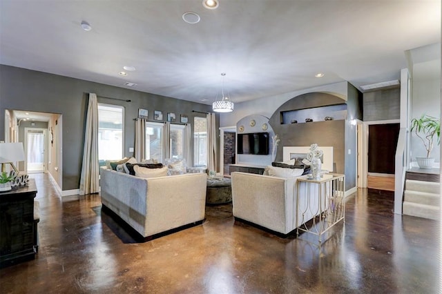 view of living room