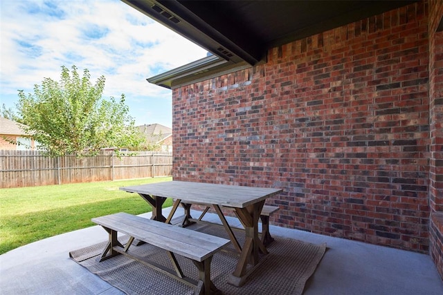 view of patio