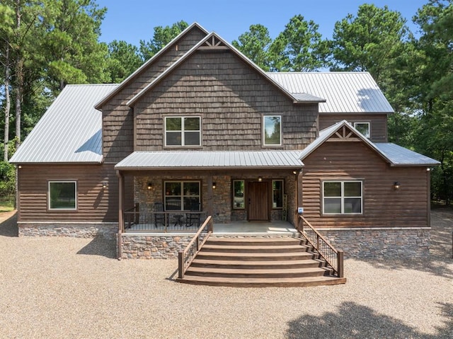 craftsman house with a porch