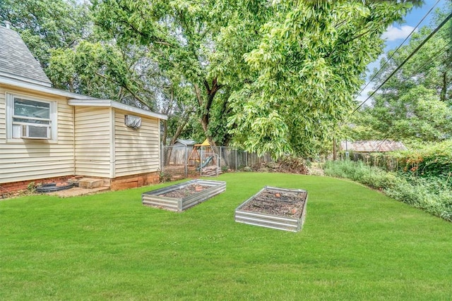 117 W 6th St, Cordell, OK 73632 - view of yard with a garden