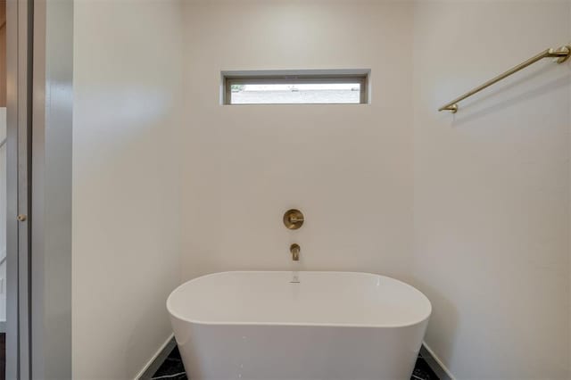 bathroom with a bathing tub