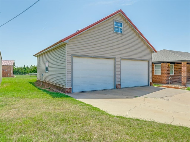 8015 County St Unit 2610, Hinton, OK 73047 - view of detached garage