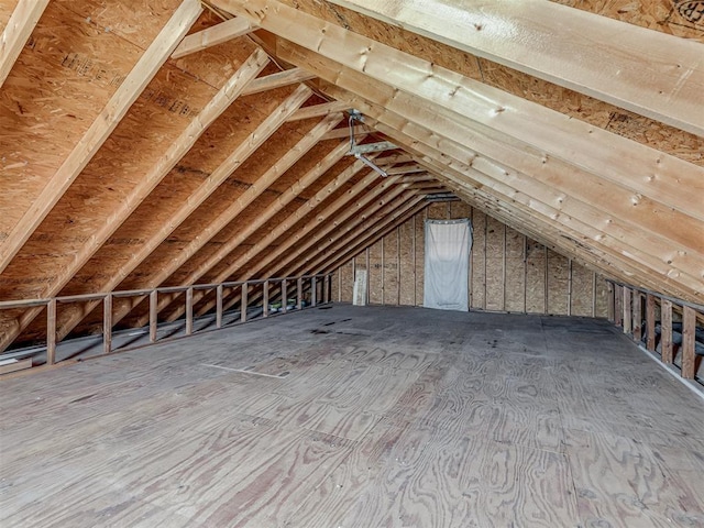 8015 County St Unit 2610, Hinton, OK 73047 - view of unfinished attic