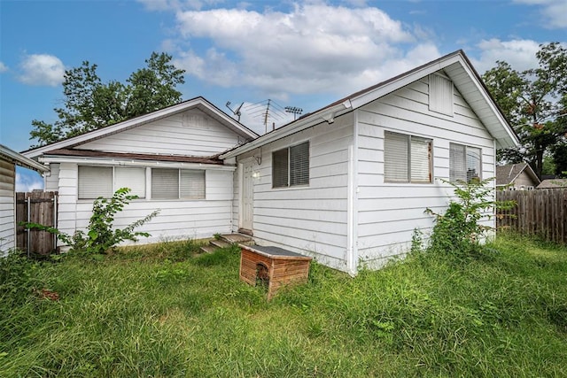 view of back of property