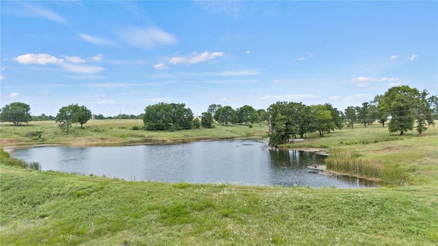 view of water feature