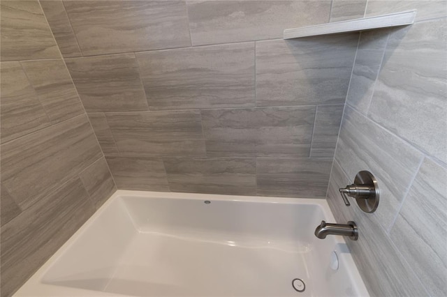 bathroom featuring tub / shower combination