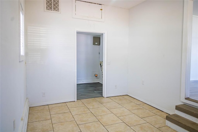 view of tiled spare room