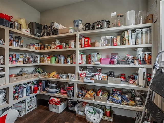 view of pantry