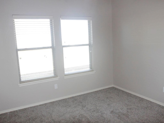 unfurnished room with plenty of natural light and carpet floors