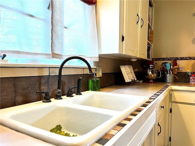 interior details with sink