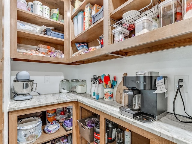 view of pantry