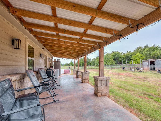 view of patio