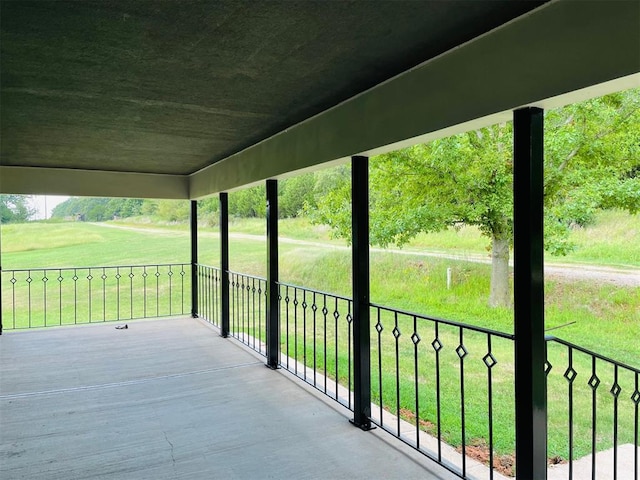 exterior space with covered porch