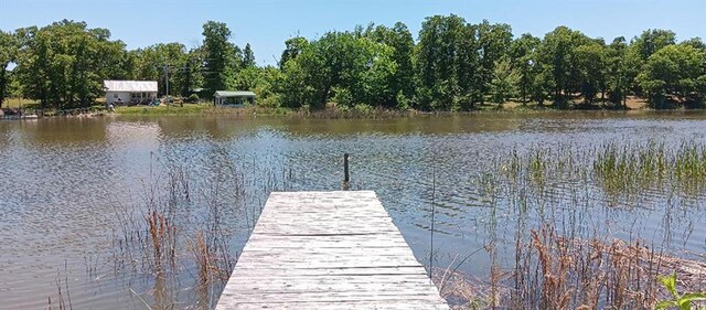 33308 S Post Office Nck, Shawnee, OK 74801 - dock with a water view
