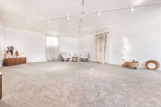 empty room featuring carpet floors