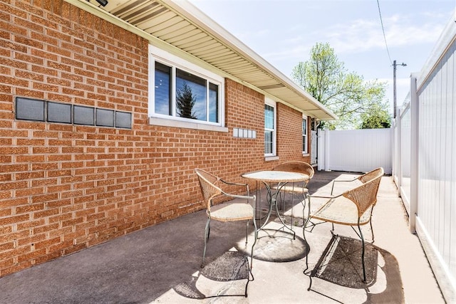 view of patio