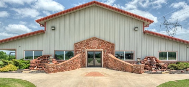 view of back of property
