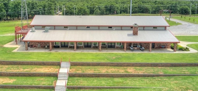 view of rear view of property