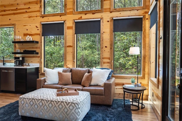 sunroom / solarium with plenty of natural light