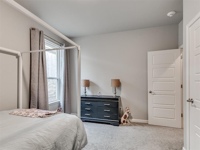 bedroom featuring carpet floors