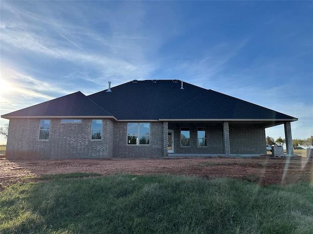 view of rear view of property