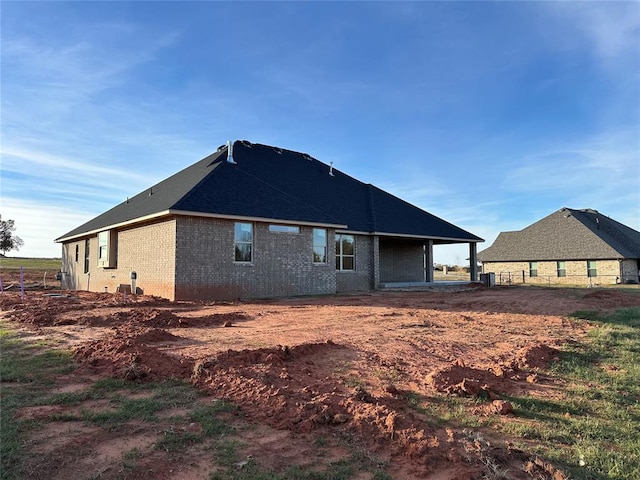 view of rear view of property