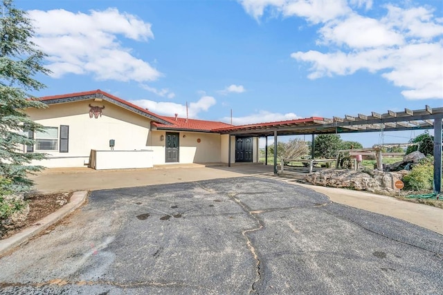 103 Park Dr, Sayre, OK 73662 - view of front of house featuring stucco siding