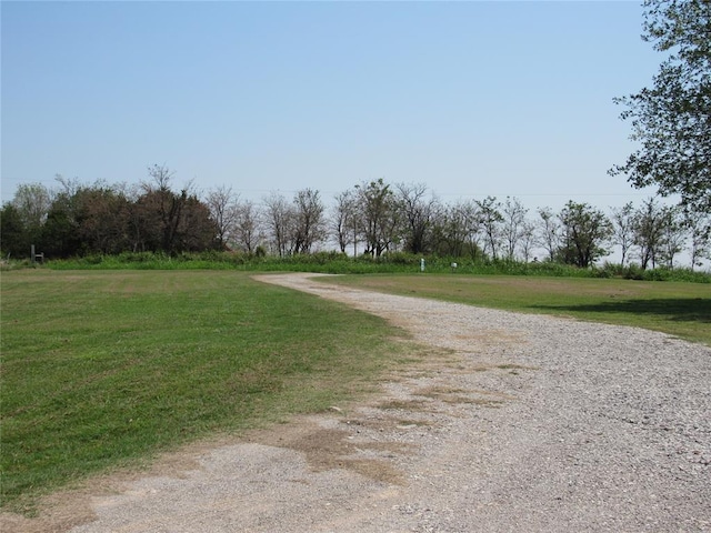 view of road