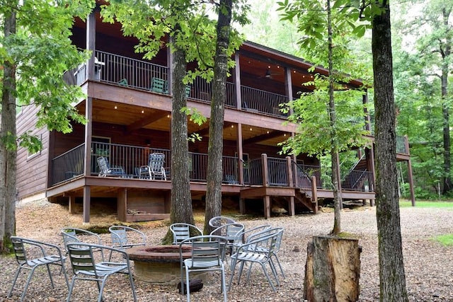 view of rear view of house