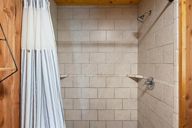 bathroom with walk in shower