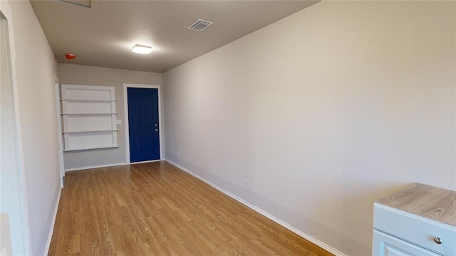 interior space with light wood-type flooring