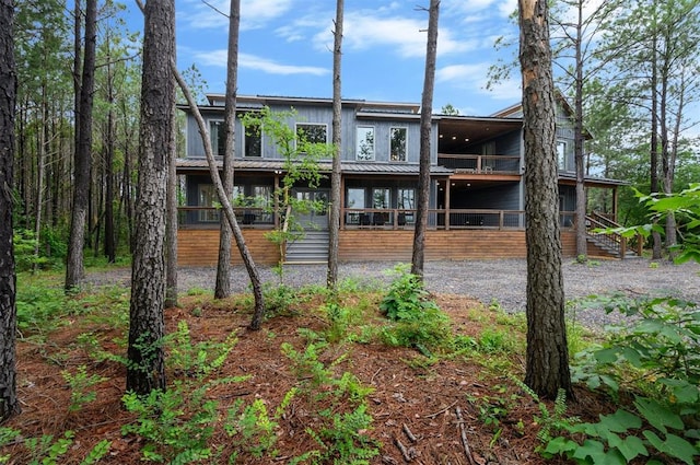 view of rear view of house