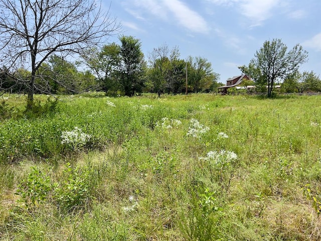 view of landscape with a rural view