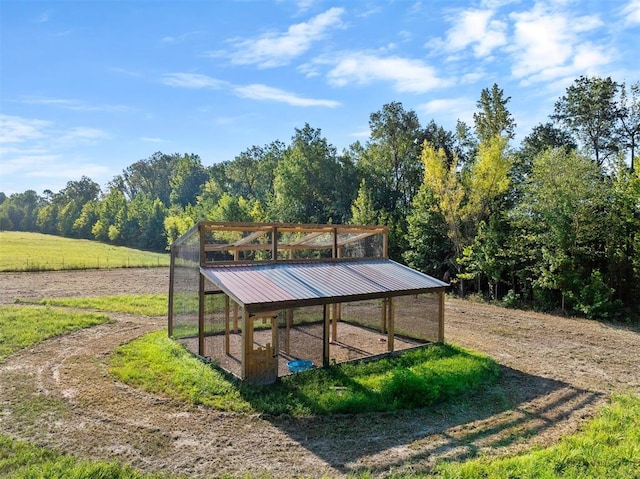 view of home's community featuring a rural view