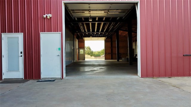 view of horse barn