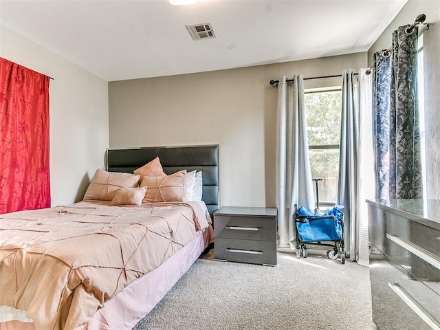 bedroom with carpet floors