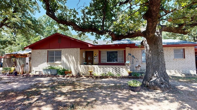 view of ranch-style house