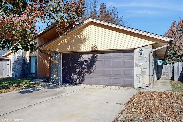 ranch-style house with a garage