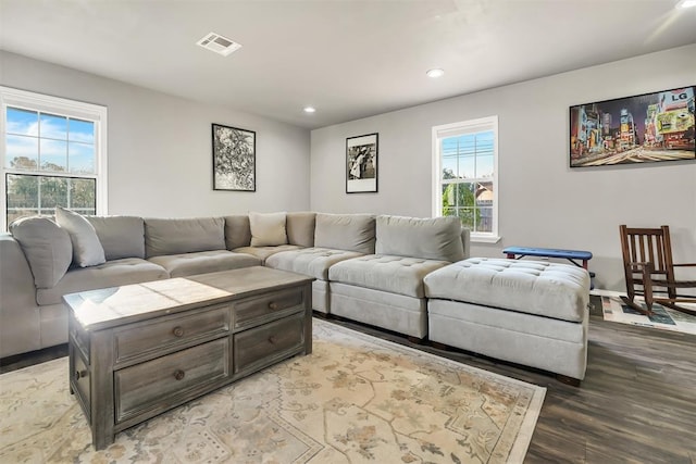 208 S Mockingbird Dr, Altus, OK 73521 - living room with recessed lighting, plenty of natural light, and light wood-type flooring