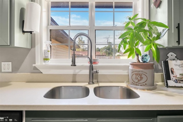 208 S Mockingbird Dr, Altus, OK 73521 - kitchen view of a sink and light countertops